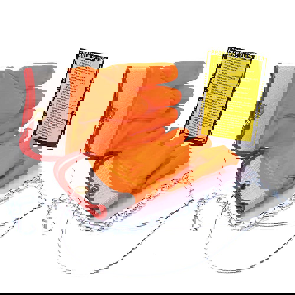 Chemical Resistant Gloves: Size Universal, 2.35 mm Thick, Polyvinylchloride-Coated, Polyvinylchloride, Unsupported